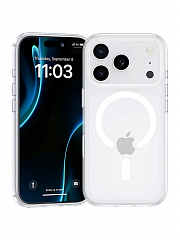 Чехол Benks для iPhone 17 Pro Max силиконовый прозрачный