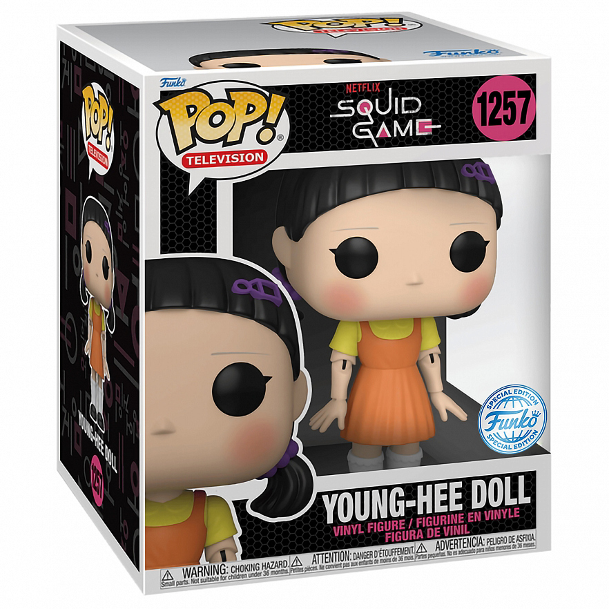 Коллекционная фигурка Funko POP! TV Squid Game Young-Hee Doll SDCC22 (Exc) 6" (1257) 65263