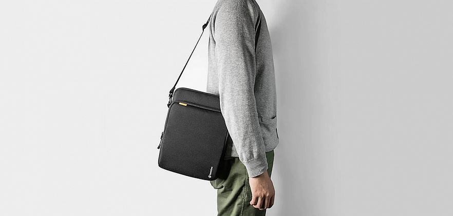 Сумка Tomtoc DefenderACE Tablet Shoulder bag H13 для планшетов 11" чёрная (Black)