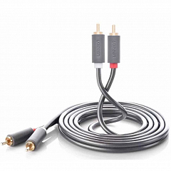 Кабель UGREEN AV104 (10520) 2RCA - 2RCA Male -5м