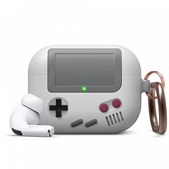 Чехол Elago Retro AW5 Hang Case для AirPods Pro серый