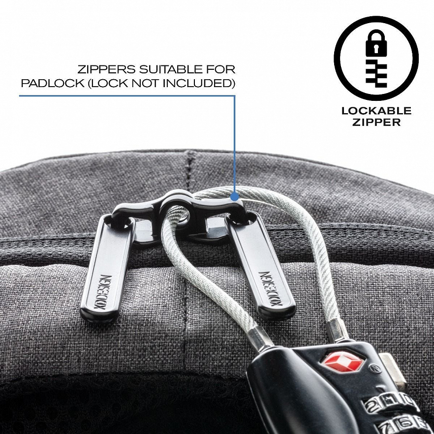 Рюкзак XD Design Bobby Pro Anti-Theft Backpack серый