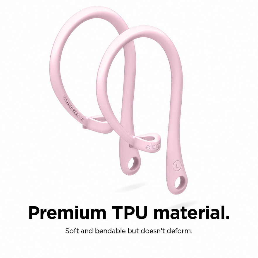 Крепления Elago EarHook для AirPods (все модели) Розовые (Lovely Pink)