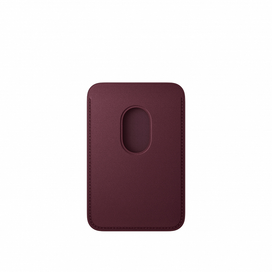 Магнитный картхолдер Apple для iPhone FineWoven Wallet (Burgundy)
