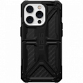Чехол Uag Monarch для iPhone 14 Pro чёрный карбон (Carbon Fiber)