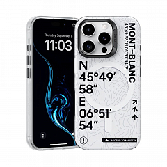 Чехол Benks Dynamic Series с MagSafe для iPhone 16 Pro Max Саммит-Маунт-Блан