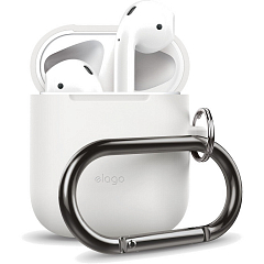 Чехол Elago Silicone Hang Case для AirPods белый