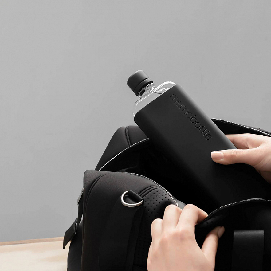 Чехол для бутылки Memobottle Slim чёрный