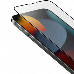 Защитное стекло Uniq Optix Matte для iPhone 14 Pro Clear/Black (+installer)