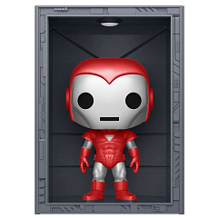 Коллекционная фигурка Funko POP! Deluxe Bobble Marvel HoA Iron Man Model8 Silver Centurion (MT) (Exc)