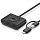 UGREEN CR113 (40850) USB 3.0 - 4xUSB 3.0 Hub with USB-C Port (1 метр) чёрный