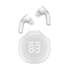 Беспроводные наушники ACEFAST T9 Crystal color (Air) bluetooth earbuds белые