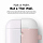 Чехол Elago A2 Wireless Silicone Duo Hang Case для AirPods 2Gn розовый (белая/голубая Pastel Blue крышки)
