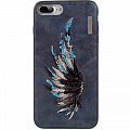 Чехол Nimmy Fantasy Denim для iPhone 7 Plus / 8 Plus (Крыло) синий