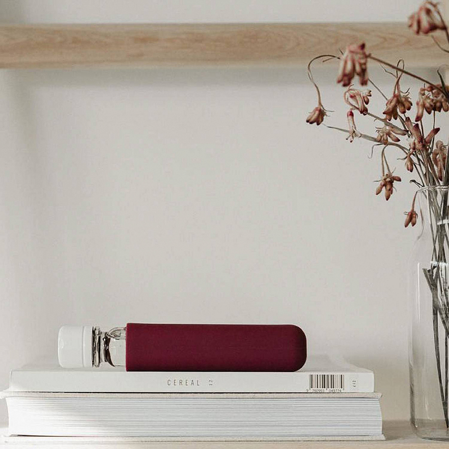 Чехол для бутылки Memobottle A6 бордовый